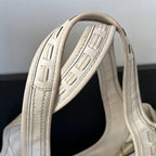 COACH ERGO SIGNATURE PLEATED KISSLOCK SATCHEL (Style #12232)