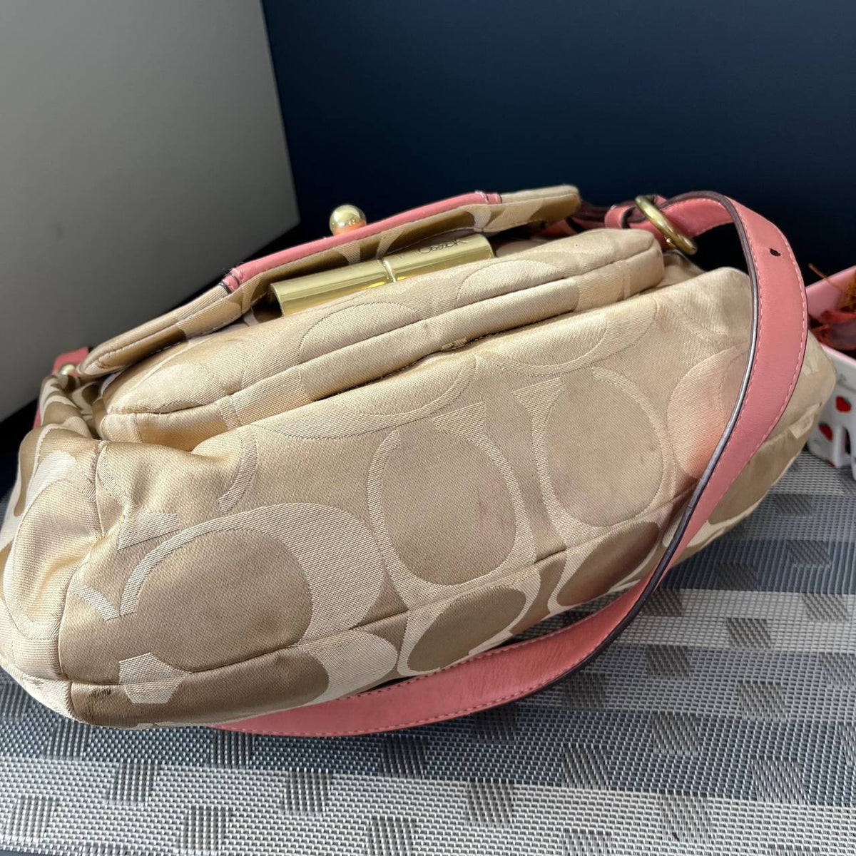 COACH KRISTIN OPT ART SATEEN HOBO BAG (Style #16805)