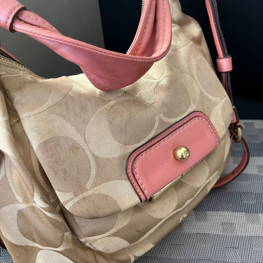 COACH KRISTIN OPT ART SATEEN HOBO BAG (Style #16805)