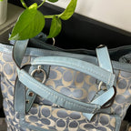 COACH PENELOPE SIGNATURE NORTH/SOUTH TOTE (Style #19262)