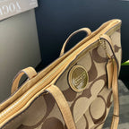 COACH SIGNATURE STRIPE CLASSIC TOTE (Style #15110)