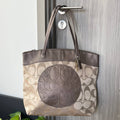COACH LAURA SIGNATURE SATCHEL TOTE  (Style #18335)