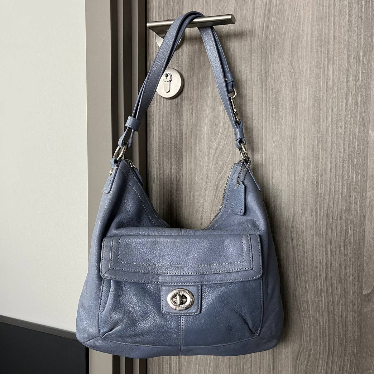 COACH PENELOPE PEBBLED LEATHER HOBO  (Style #19045)