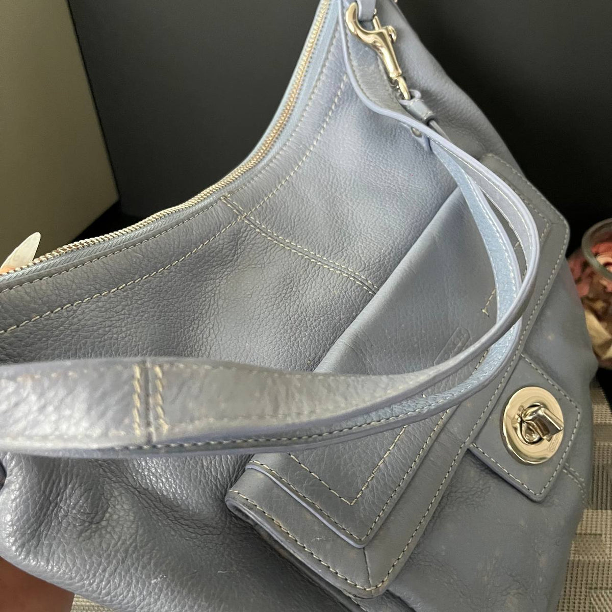 COACH PENELOPE PEBBLED LEATHER HOBO  (Style #19045)