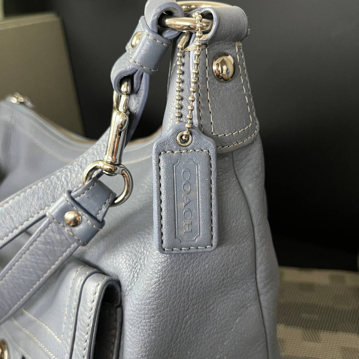 COACH PENELOPE PEBBLED LEATHER HOBO  (Style #19045)