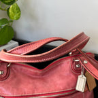 COACH POPPY GLAM LEATHER TOTE (Style #19002)