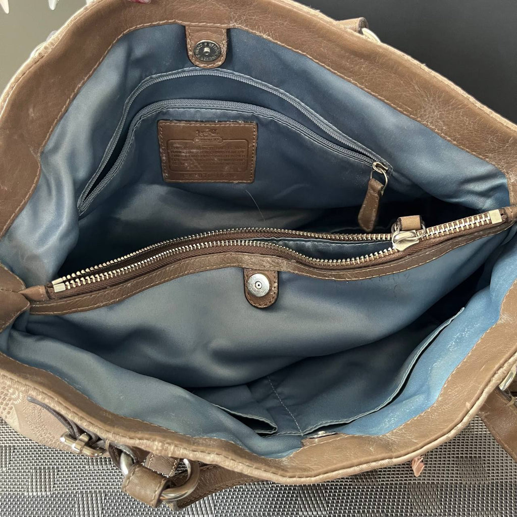 COACH MADISON DOTTED OPT ART CARRYALL  (Style #16366)