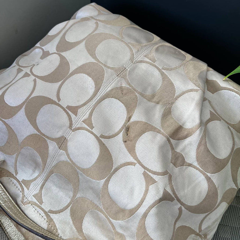 COACH LARGE SATEEN BROOKE HOBO SATCHEL  (Style #16619)