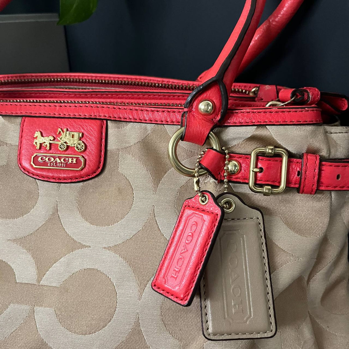 COACH MADISON OPT ART KARA CARRYALL (Style #22344)