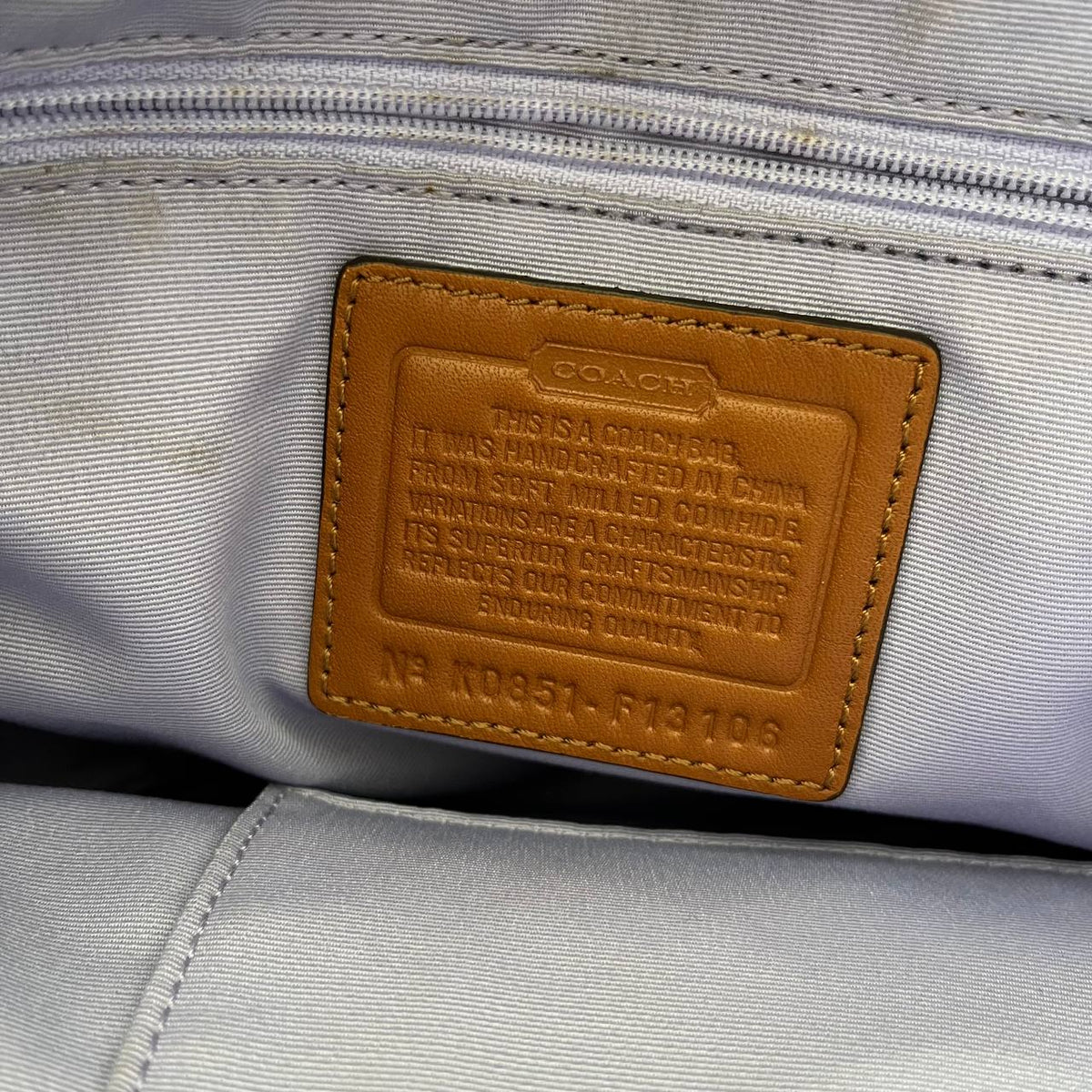 COACH LEATHER SOHO SHOULDER BAG (Style #13106)
