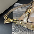 COACH LARGE SATEEN BROOKE HOBO SATCHEL  (Style #16619)