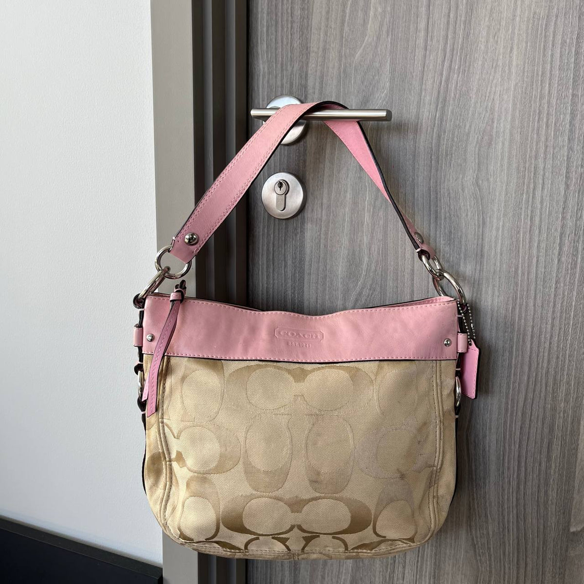 COACH SIGNATURE ZOE HOBO BAG (Style #14708)