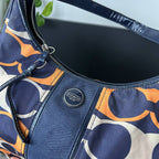 COACH SIGNATURE STRIPE LINEAR HOBO  (Style #23936)