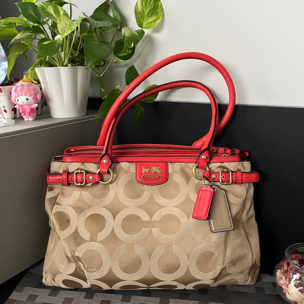 COACH MADISON OPT ART KARA CARRYALL (Style #22344)