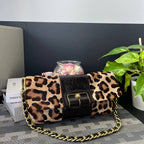 COACH KRISTIN LEOPARD TURNLOCK SHOULDER BAG (Style #15985)