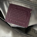 COACH MADISON QUILTED CHEVRON NYLON LINDSEY SATCHEL  (Style #18634)