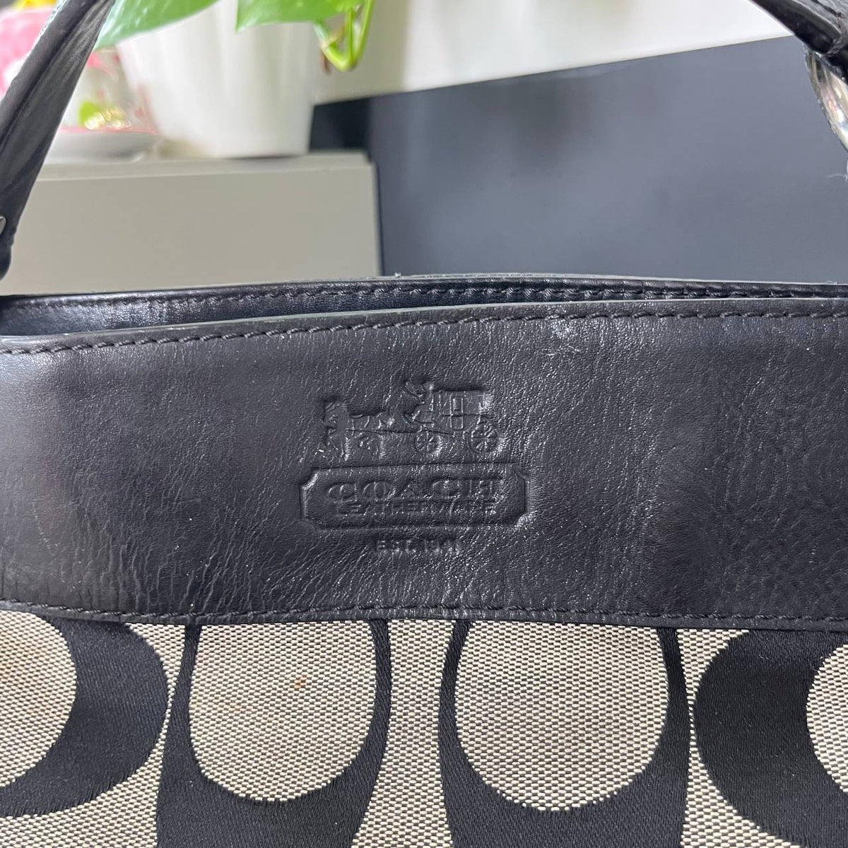 COACH ZOE SIGNATURE HOBO BAG (Style #12657)