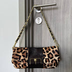 COACH KRISTIN LEOPARD TURNLOCK SHOULDER BAG (Style #15985)