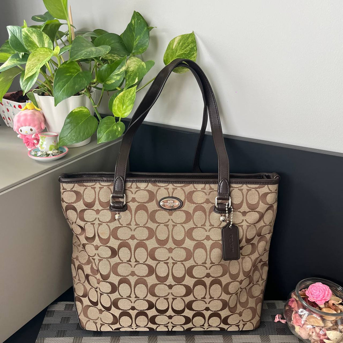 COACH CARDINAL ZIP TOTE (Style #36375)