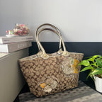 COACH SIGNATURE FLORAL BLEECKER TOTE (Style #16276)