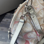 COACH KRISTIN SIGNATURE DOME SEQUIN SATCHEL (Style #19338)