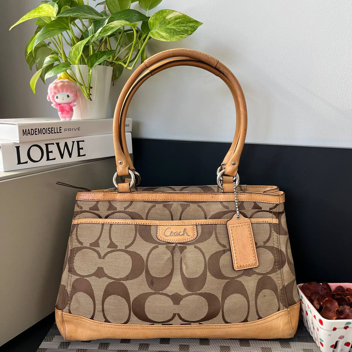 COACH SIGNATURE TOTE (Style #19725)